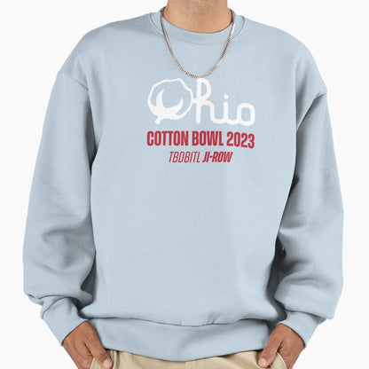 Cotton Script Ji Row Sweatshirt - Casual Everyday Wear Unisex - T-Shirt, Sweatshirt, Hoodie