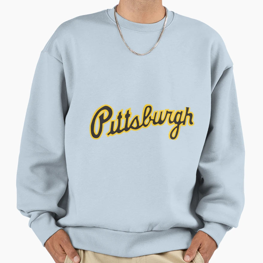 Pittsburgh Script Sweatshirt - Aesthetic Graphic Unisex - T-Shirt, Sweatshirt, Hoodie