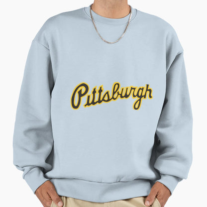 Pittsburgh Script Sweatshirt - Aesthetic Graphic Unisex - T-Shirt, Sweatshirt, Hoodie