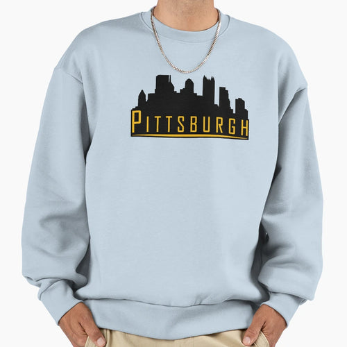 Pittsburgh Skyline Art Sweatshirt - Streetwear Style Unisex - T-Shirt, Sweatshirt, Hoodie