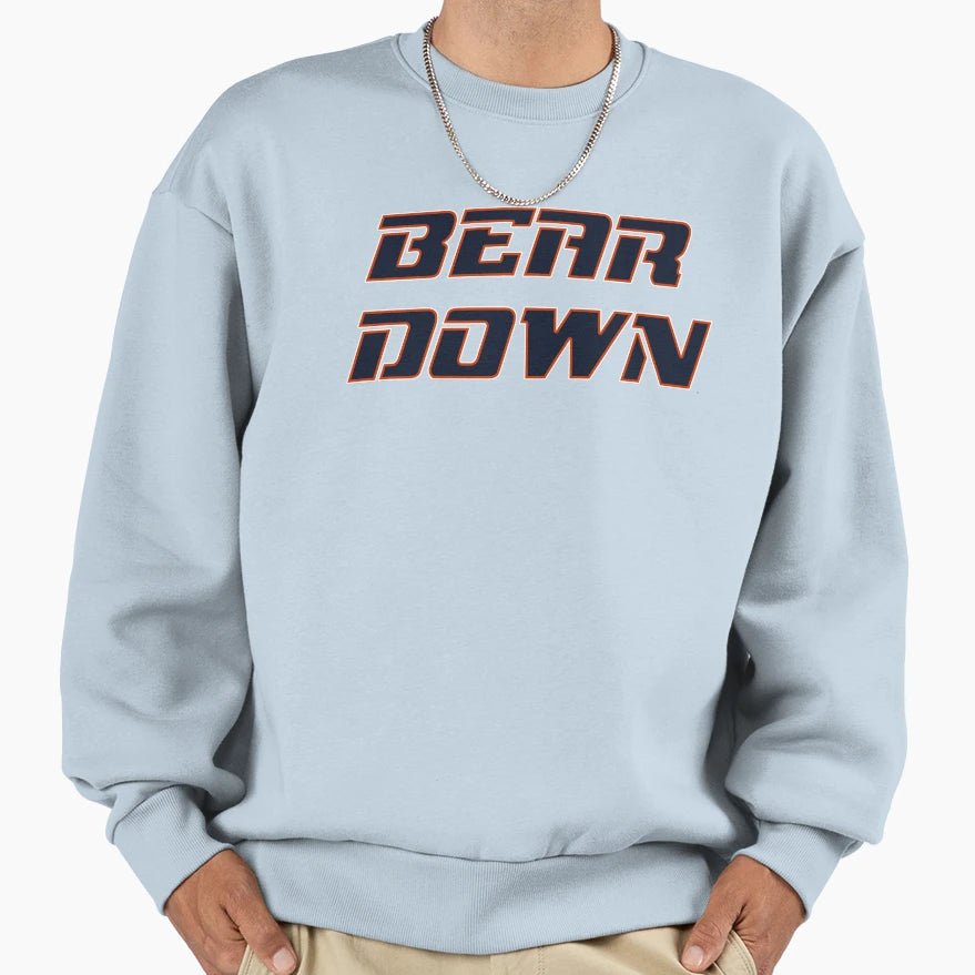 Bear Down Chicago Bears American Sweatshirt - Fun Novelty Design Men Women - T-Shirt, Sweatshirt, Hoodie