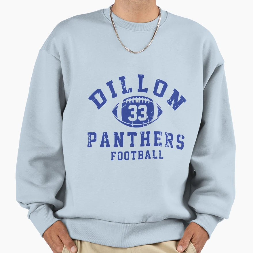 Dillon 33 Panthers Football Sweatshirt - Casual Everyday Wear Unisex - T-Shirt, Sweatshirt, Hoodie