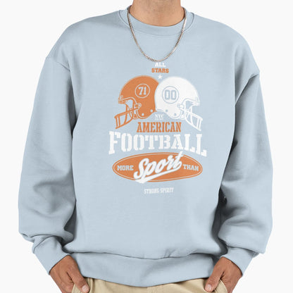 American Football Sweatshirt - Fun Novelty Design Men Women - T-Shirt, Sweatshirt, Hoodie