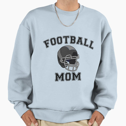 Football Mom Sweatshirt - Unique Graphic Men Women - T-Shirt, Sweatshirt, Hoodie