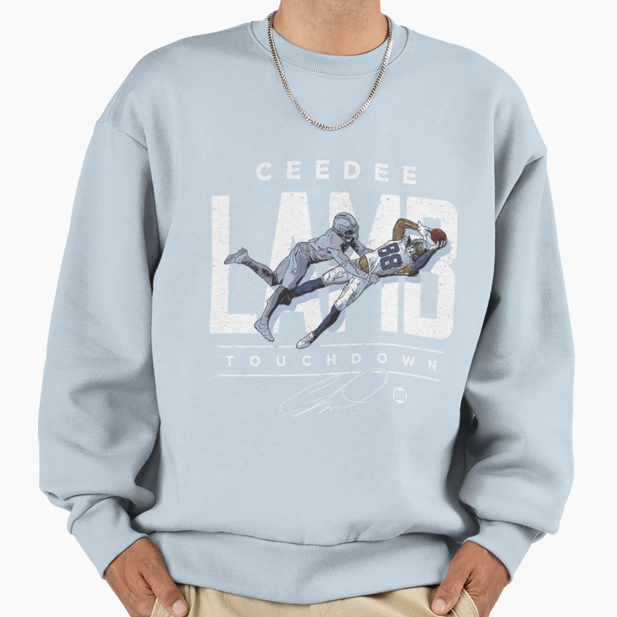 CL Touchdown Catch Sweatshirt - Minimalist Print Unisex - T-Shirt, Sweatshirt, Hoodie