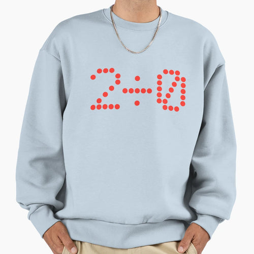 2 0 Two Divided Sweatshirt - Trendy Graphic Men Women - T-Shirt, Sweatshirt, Hoodie