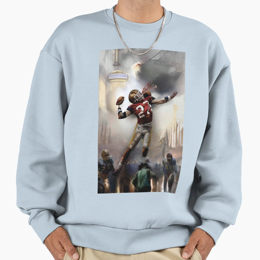 Super Bowl Art Sweatshirt - Graphic Print for Adults - T-Shirt, Sweatshirt, Hoodie