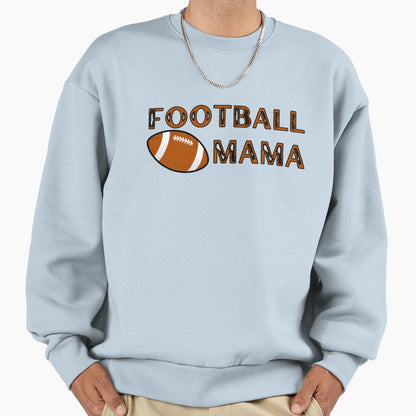 Football Mama Mom Foot Balls Sweatshirt - Fun Novelty Design for Adults - T-Shirt, Sweatshirt, Hoodie