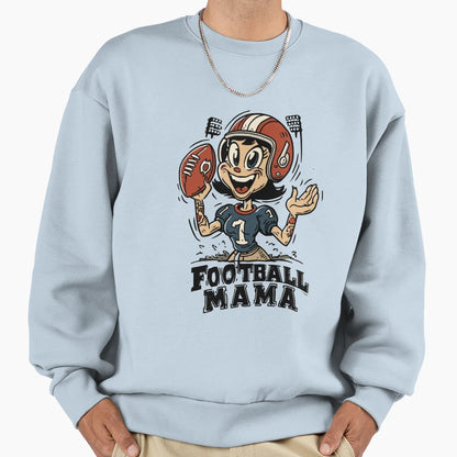 Football Mama Game Day Sweatshirt - Casual Everyday Wear for Adults - T-Shirt, Sweatshirt, Hoodie