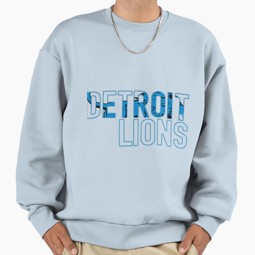 Art Detroit Lions Sweatshirt - Aesthetic Graphic Unisex - T-Shirt, Sweatshirt, Hoodie