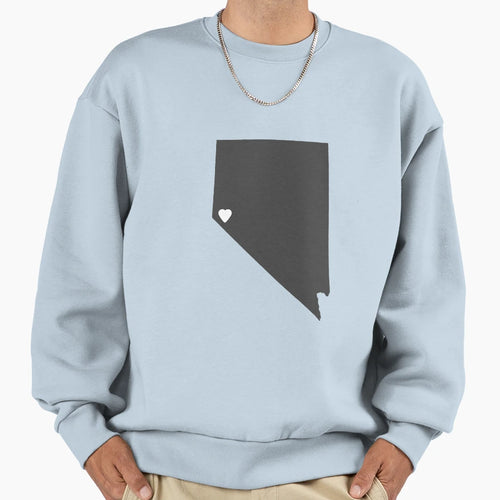 Nevada Charcoal Sweatshirt - Unique Graphic Men Women - T-Shirt, Sweatshirt, Hoodie