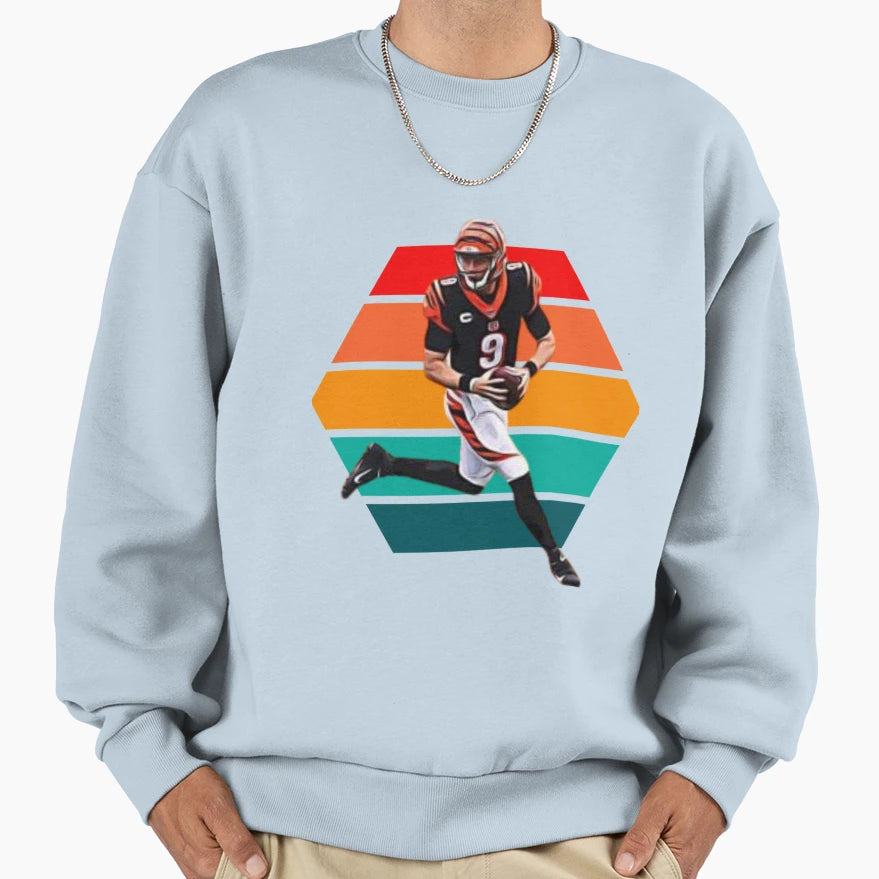 Joe Burrows Sweatshirt - Graphic Print for Adults - T-Shirt, Sweatshirt, Hoodie