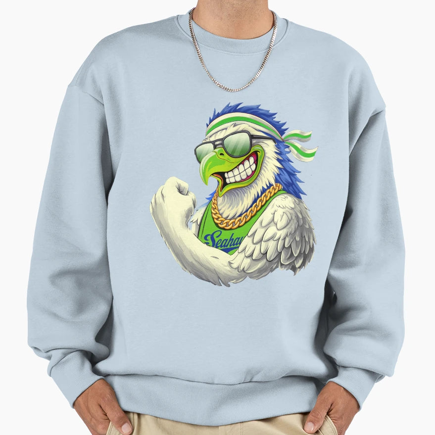 Seahawks Sweatshirt - Graphic Print Men Women - T-Shirt, Sweatshirt, Hoodie