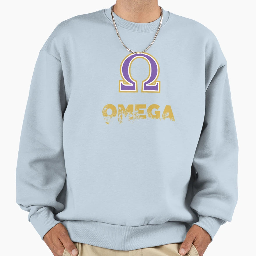 Bruh Omega Que Dawg Royal Sweatshirt - Casual Everyday Wear Men Women - T-Shirt, Sweatshirt, Hoodie