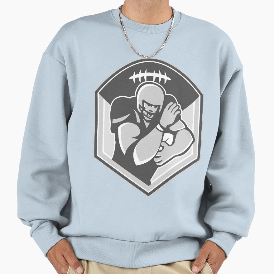 American Gridiron Football Player Sweatshirt - Custom Art Print Unisex - T-Shirt, Sweatshirt, Hoodie