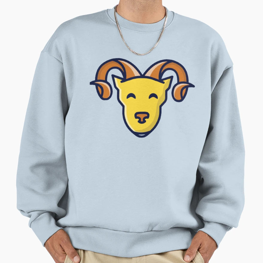 Goat Sweatshirt - Aesthetic Graphic Men Women - T-Shirt, Sweatshirt, Hoodie
