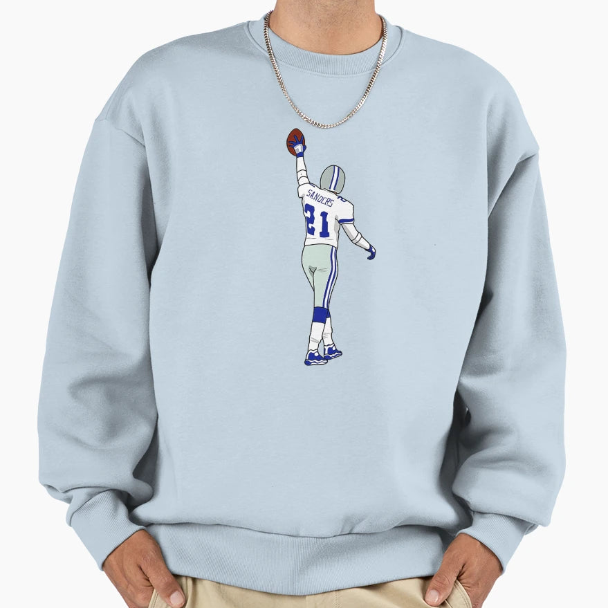 Deion Sanders Sport Sweatshirt - Aesthetic Graphic for Adults - T-Shirt, Sweatshirt, Hoodie