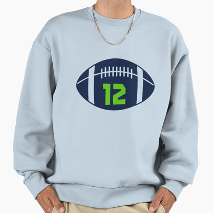 12 Seahawks Football Seattle Sweatshirt - Graphic Print Men Women - T-Shirt, Sweatshirt, Hoodie