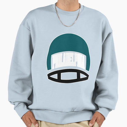 Philadelphia Football Helmet Sweatshirt - Graphic Print Unisex - T-Shirt, Sweatshirt, Hoodie