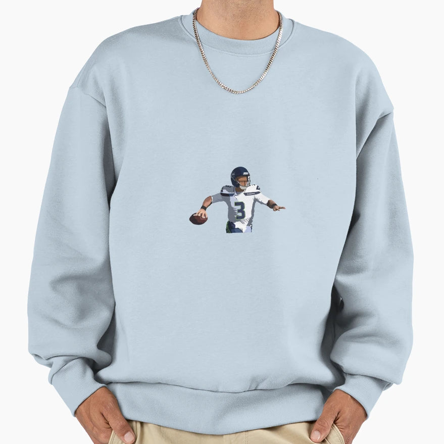 American Football Quarterback Sweatshirt - Fun Novelty Design Unisex - T-Shirt, Sweatshirt, Hoodie