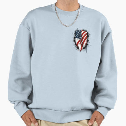 American Shield Sweatshirt - Graphic Print Men Women - T-Shirt, Sweatshirt, Hoodie