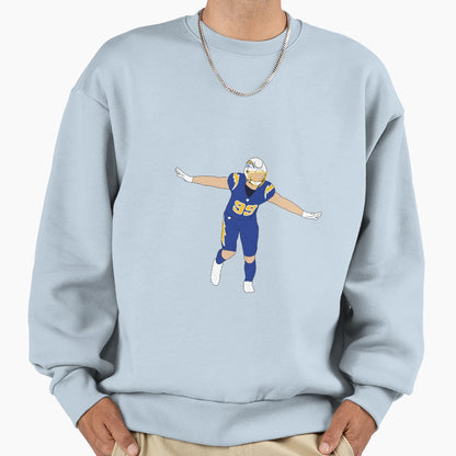 Los Angeles Chargers Joey Bosa Sweatshirt - Novelty Apparel Unisex - T-Shirt, Sweatshirt, Hoodie