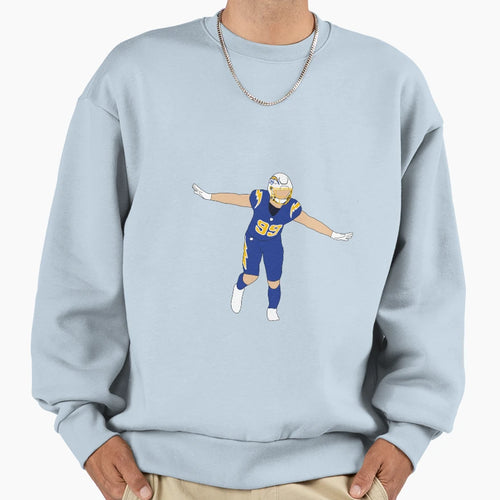 Los Angeles Chargers Joey Bosa Sweatshirt - Novelty Apparel Unisex - T-Shirt, Sweatshirt, Hoodie