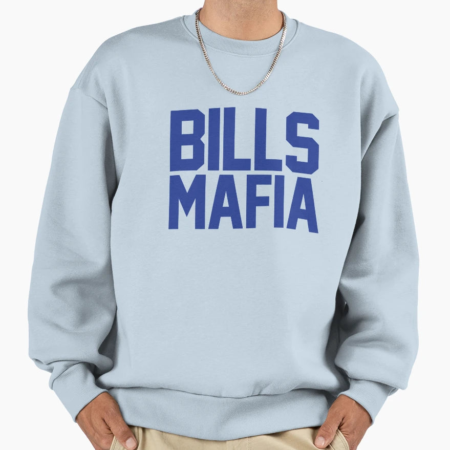 Bills Mafia Sweatshirt - Fun Novelty Design for Adults - T-Shirt, Sweatshirt, Hoodie