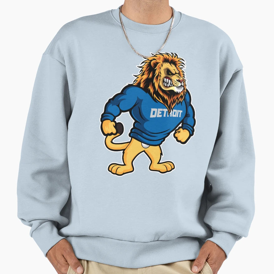 Detroit Lions Football Team Sweatshirt - Aesthetic Graphic for Adults - T-Shirt, Sweatshirt, Hoodie