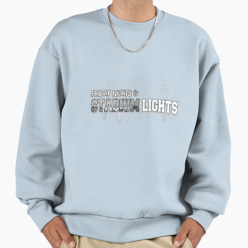Friday Nights And Stadium Lights Sweatshirt - Novelty Apparel for Adults - T-Shirt, Sweatshirt, Hoodie