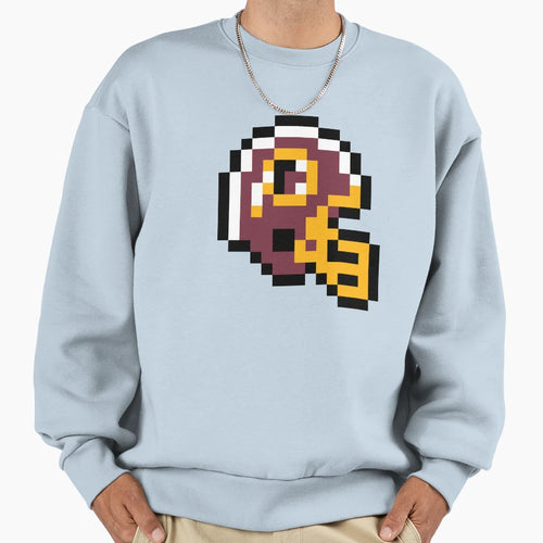 Washington Football 8 Bit Football Sweatshirt - Streetwear Style Men Women - T-Shirt, Sweatshirt, Hoodie
