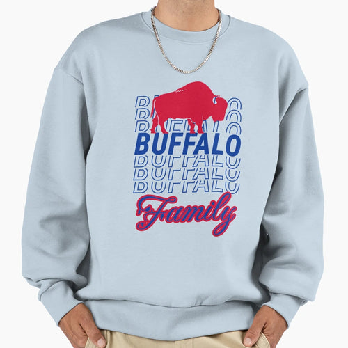 Buffalo Family Reunion Sweatshirt - Custom Art Print Unisex - T-Shirt, Sweatshirt, Hoodie