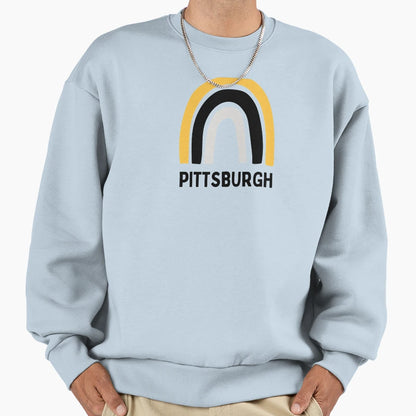 Pittsburgh Rainbow Sweatshirt - Custom Art Print Men Women - T-Shirt, Sweatshirt, Hoodie