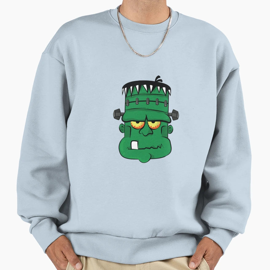 Funny Frankenstein Halloween Sweatshirt - Fun Novelty Design Unisex - T-Shirt, Sweatshirt, Hoodie