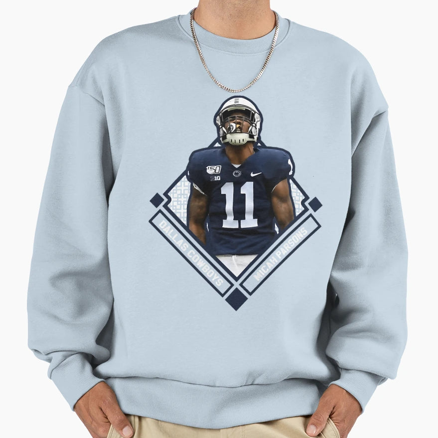 Micah Sport Parsons Dallas Sweatshirt - Fun Novelty Design Men Women - T-Shirt, Sweatshirt, Hoodie