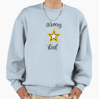 Army Dad Sweatshirt - Aesthetic Graphic for Adults - T-Shirt, Sweatshirt, Hoodie