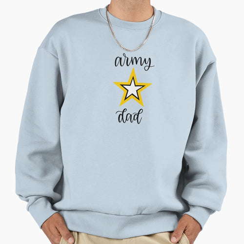 Army Dad Sweatshirt - Aesthetic Graphic for Adults - T-Shirt, Sweatshirt, Hoodie