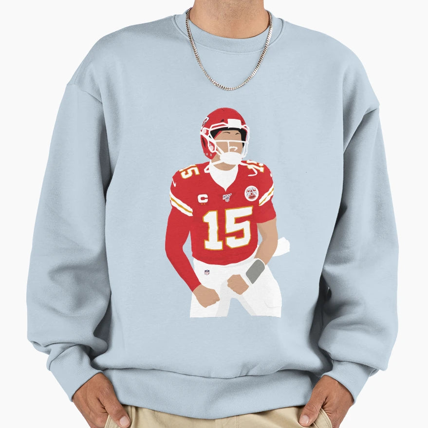 PM Football Illustration Sweatshirt - Fun Novelty Design Unisex - T-Shirt, Sweatshirt, Hoodie