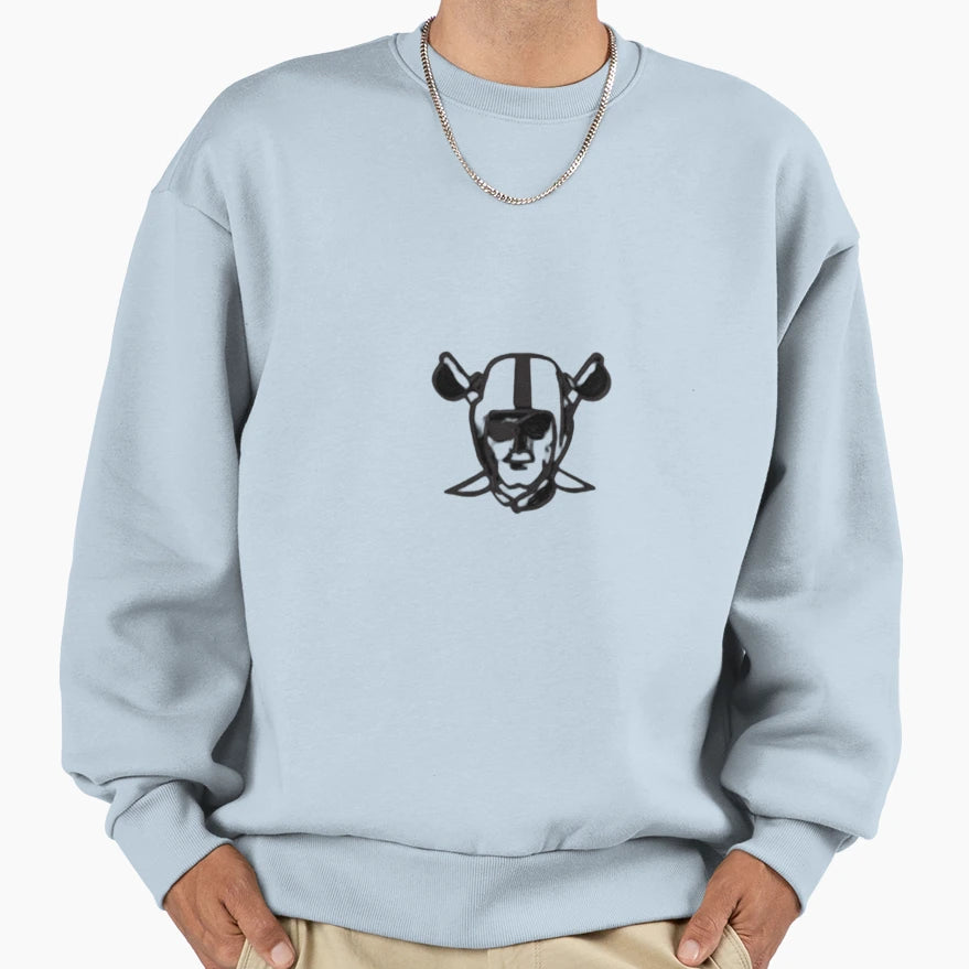 Raiders Logo Sweatshirt - Aesthetic Graphic Unisex - T-Shirt, Sweatshirt, Hoodie