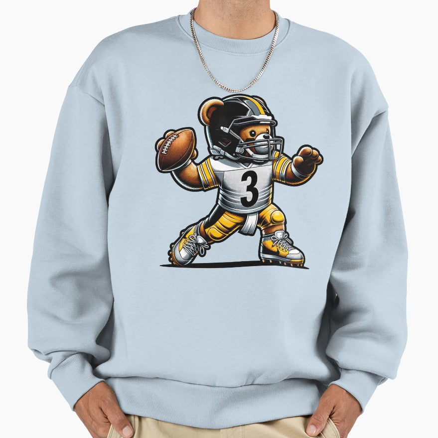 Russ Mascot Bear Sweatshirt - Custom Art Print Men Women - T-Shirt, Sweatshirt, Hoodie