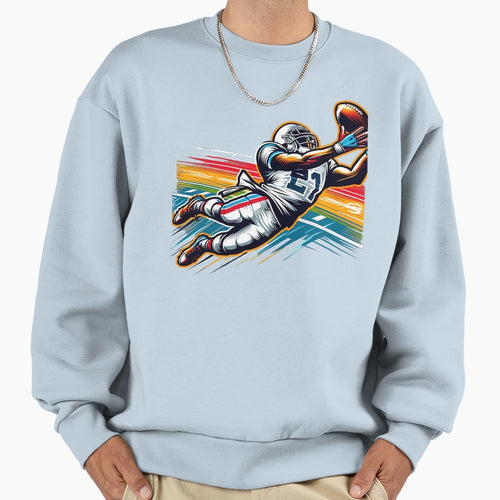 Rugby Player Sweatshirt - Graphic Print Unisex - T-Shirt, Sweatshirt, Hoodie