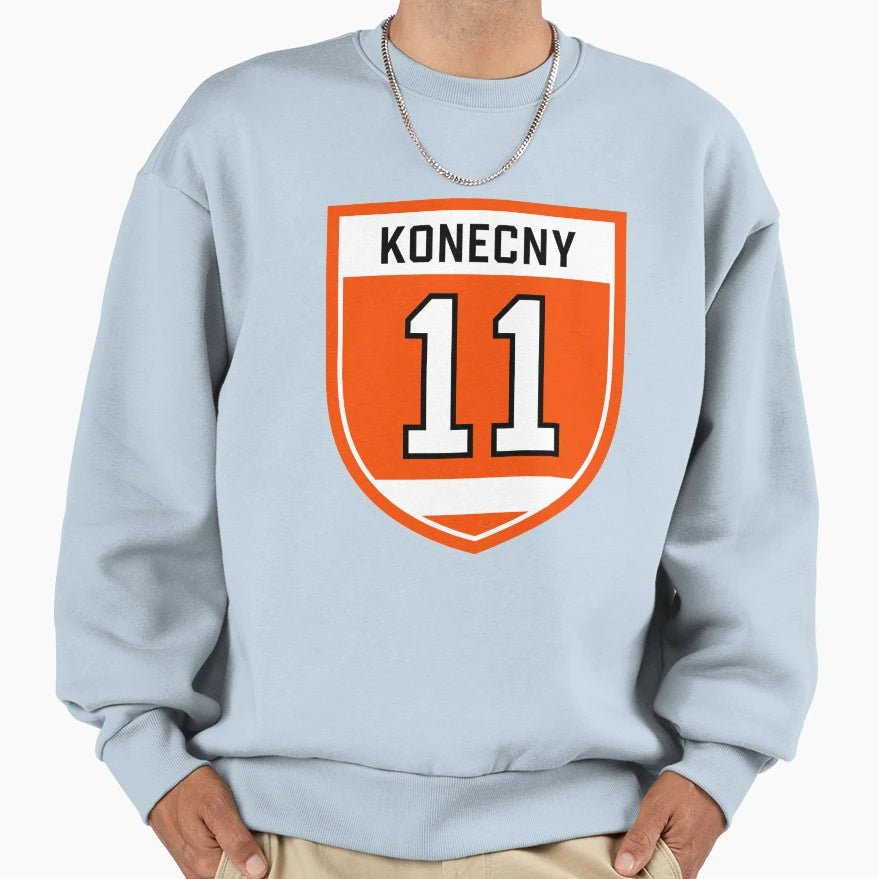 Konecny 11 Emblem Sweatshirt - Custom Art Print Unisex - T-Shirt, Sweatshirt, Hoodie
