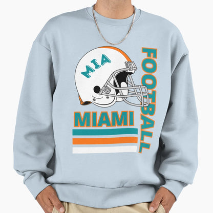 Art Miami Dolphins Sweatshirt - Custom Art Print for Adults - T-Shirt, Sweatshirt, Hoodie