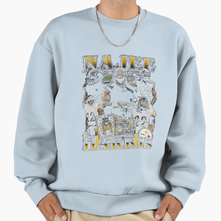 Najeeharris Sweatshirt - Minimalist Print Men Women - T-Shirt, Sweatshirt, Hoodie