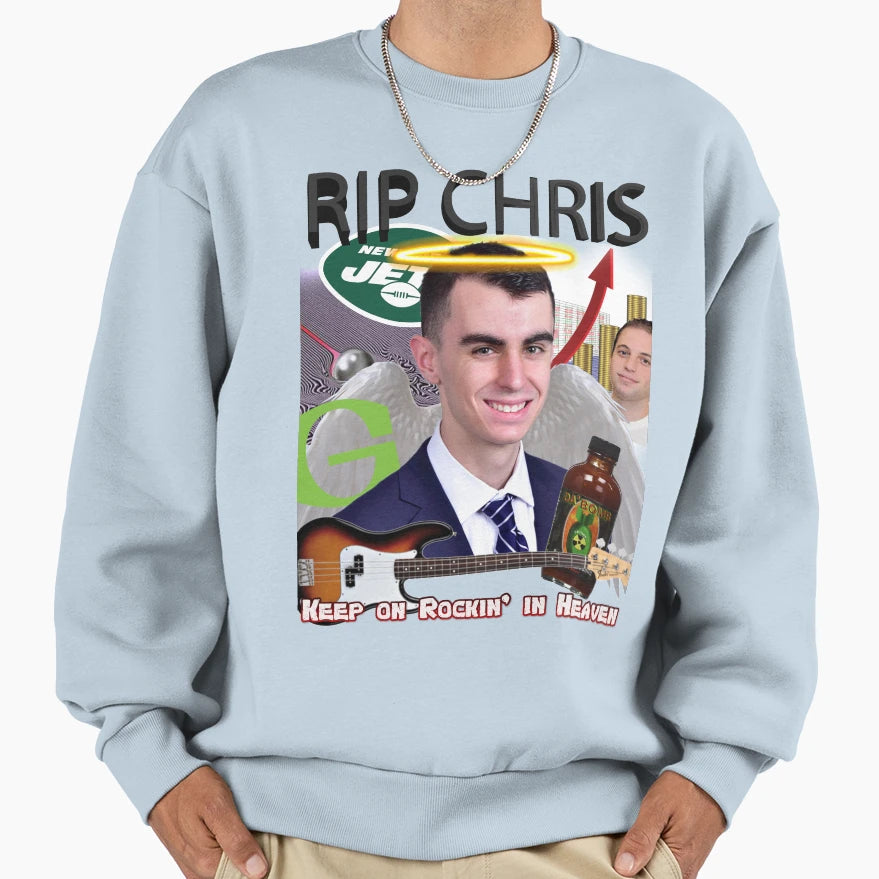 Rip Chris T-Shirt - Graphic Print Men Women - T-Shirt, Sweatshirt, Hoodie