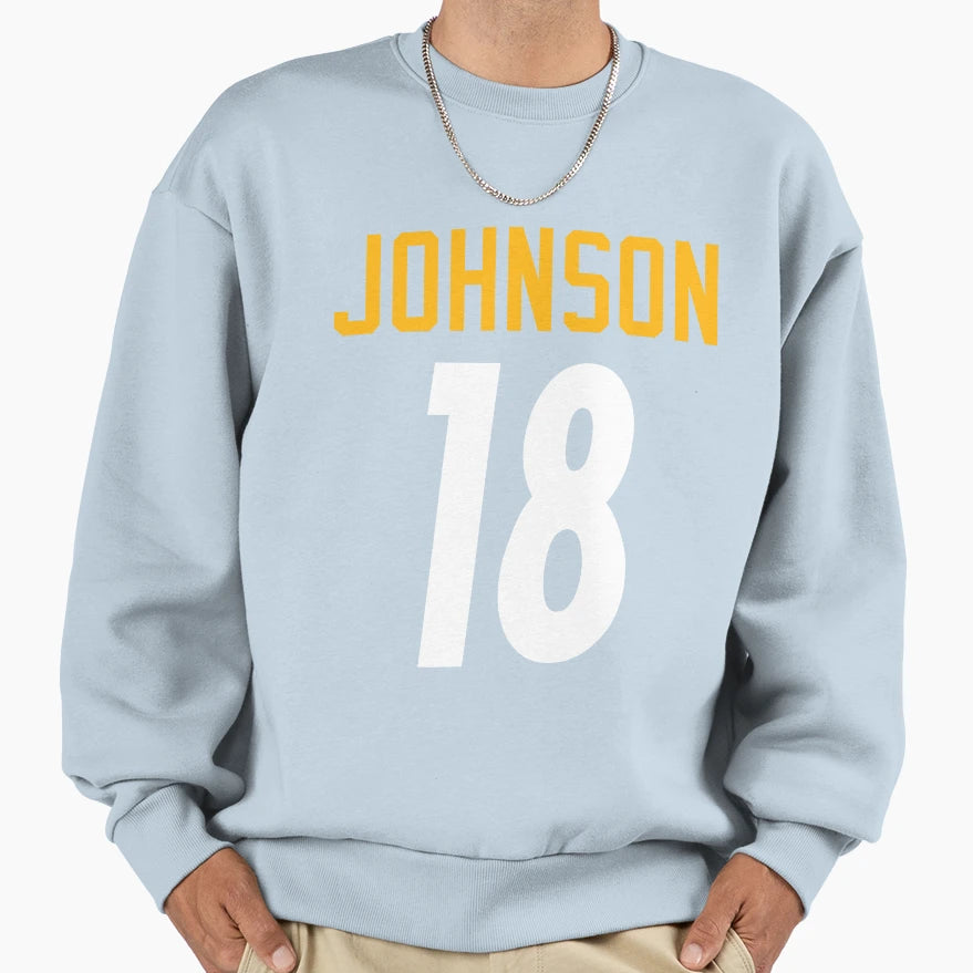 Diontae Johnson Jersey 18 Sweatshirt - Aesthetic Graphic Men Women - T-Shirt, Sweatshirt, Hoodie