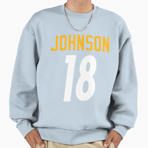 Diontae Johnson Jersey 18 Sweatshirt - Aesthetic Graphic Men Women - T-Shirt, Sweatshirt, Hoodie