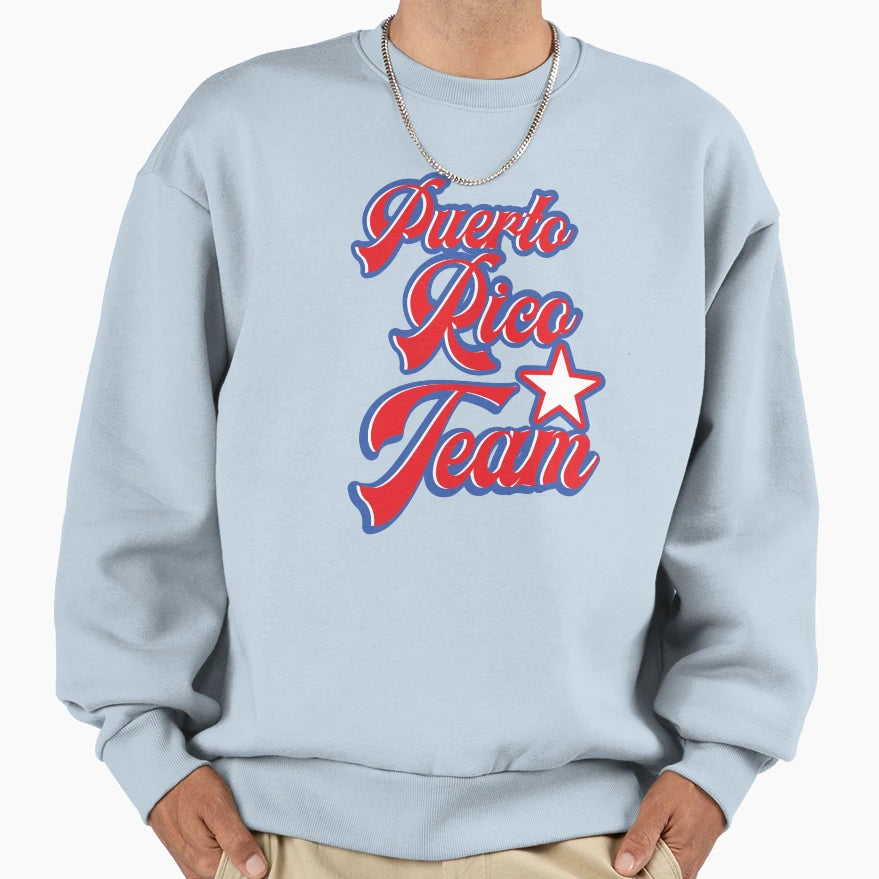 Puerto Rico Team Sweatshirt - Fun Novelty Design Men Women - T-Shirt, Sweatshirt, Hoodie