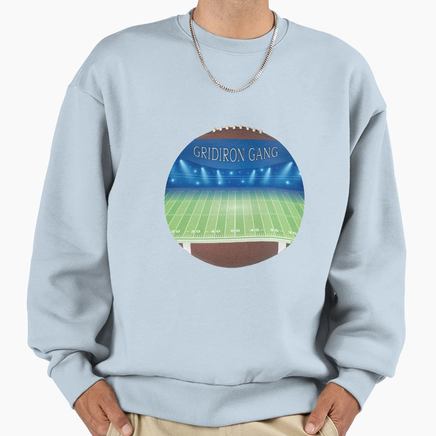 Gridiron Gang American Football Sweatshirt - Novelty Apparel for Adults - T-Shirt, Sweatshirt, Hoodie