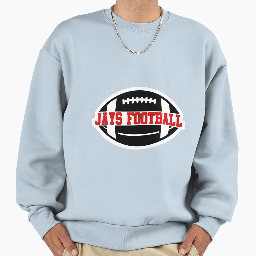 Jc Jays Football Team Name Split Sweatshirt - Trendy Graphic Unisex - T-Shirt, Sweatshirt, Hoodie